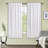 White Cotton Curtains for Bedroom and Home Decor-609057895