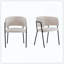 Ensemble de chaises de salle à manger avec accoudoirs modernes et rembourrés, idéal pour la salle à manger et les sièges de cuisine-779535492