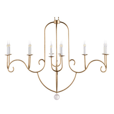Lustre allongé panier panier Heritage