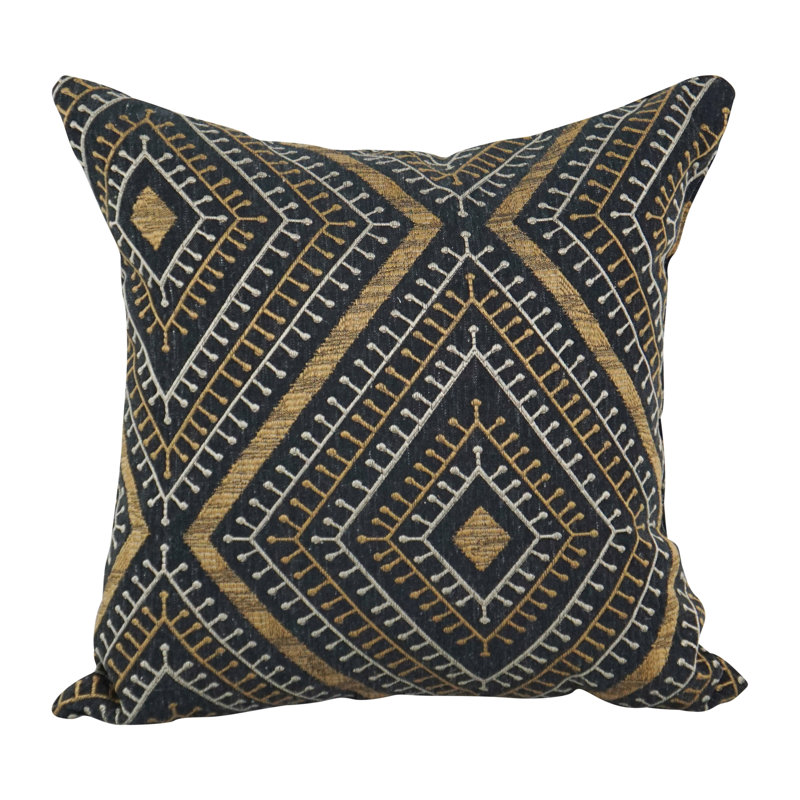 16_17-Inch Jacquard Throw Pillow With Insert, Tupelo Earth