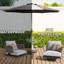 Parasol de terrasse de 10 pi avec - Matériau et structure de base robuste pour l'extérieur
