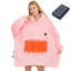 Surdimensionné en sherpa chauffant pour adultes-126305125