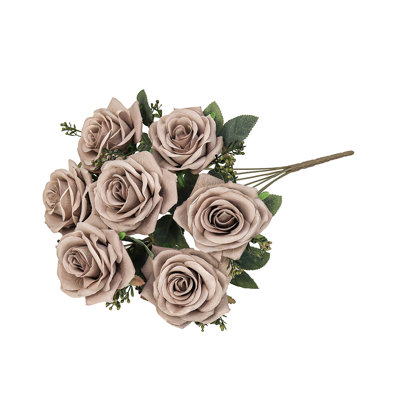 Bouquet de tiges de roses artificielles
