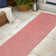 Tapis intérieur / extérieur rose clair Longe