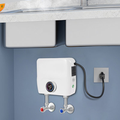 Chauffe-eau électrique instantané 3000W 7,4X8,6X3 "