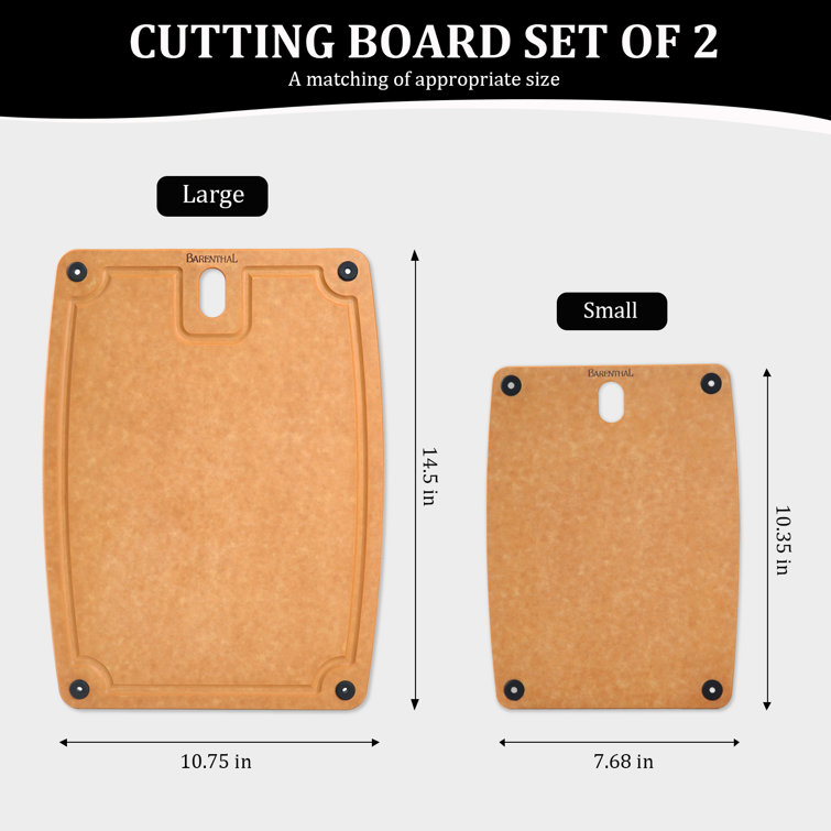 Composite Cutting Board Set - 2pc - Medium & Small