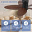Ventilateur de plafond de 42 pouces avec lumière et télécommande / commande APP-147754696