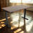Skyscraper Electric Height Adjustable Standing Desk, Dual Motor and Digital Control with Memory, 60x30, Walnut Block Top with Black Frame-1076506108-1191903530