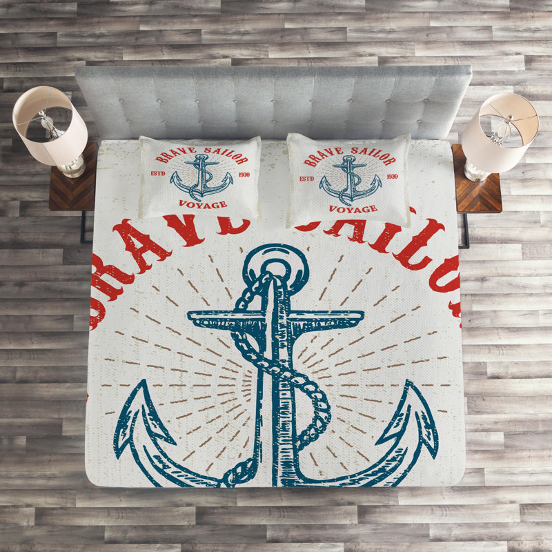 Coastal Polyester Coverlet