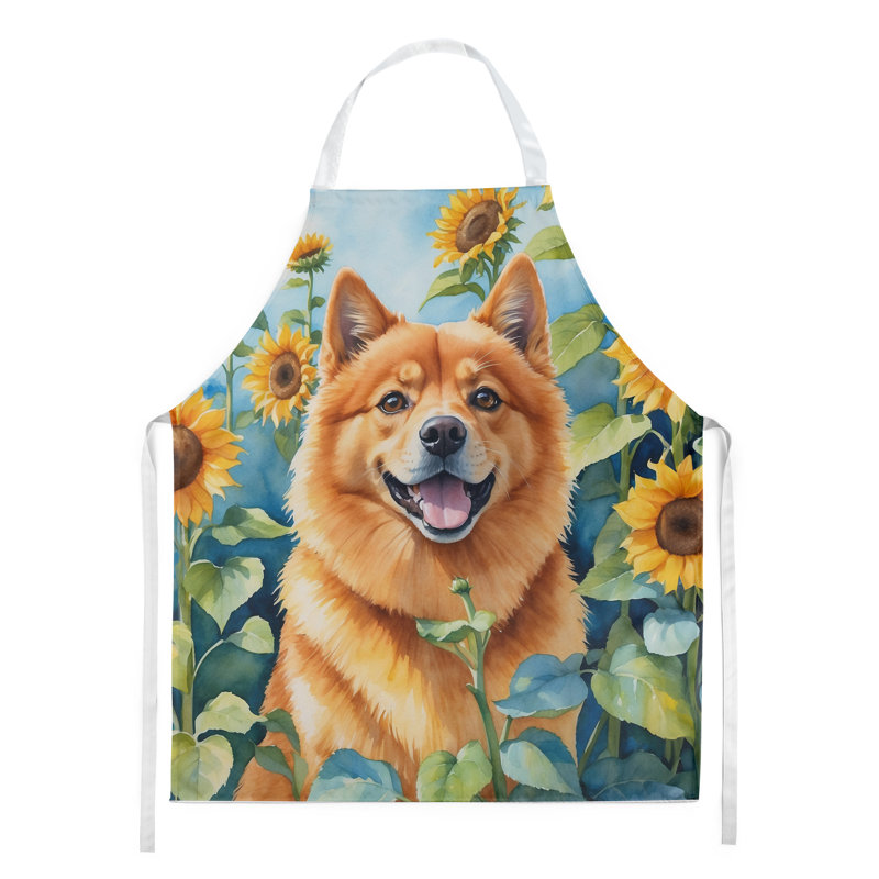 Tablier spitz finlandais en tournesols