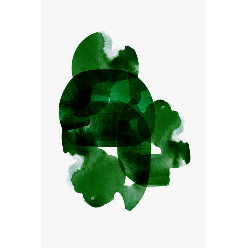 «Cluster Of Emerald II» par Aoibhne Hogan - impression sur toile tendue, H 48 po x l 32 po