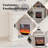39.37"Modern Minimalist White Fireplace Mantel-999182547