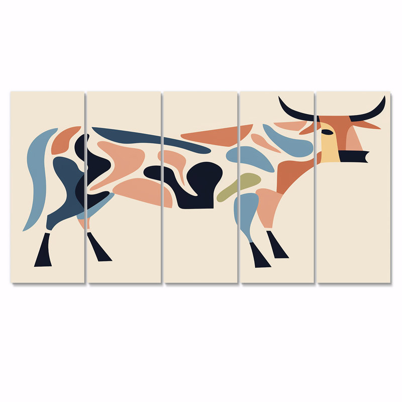 «Power in Motion», art mural 5 pièces, 28" H x 60" W