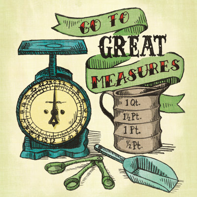 Retro Bakery Green I 1 Piece Wall Art on Canvas