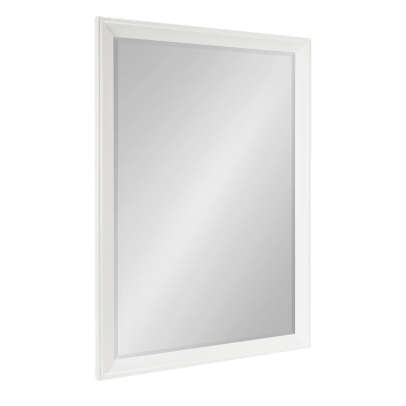 Kalla Beveled Vintage Rectangle Bathroom Mirror, 39.5" x 27.5"
