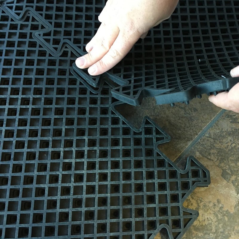 Tapis de cuisine à utilitaire de verrouillage
