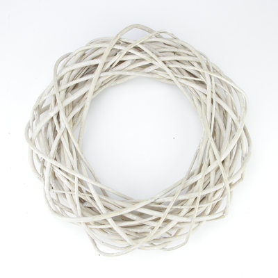 Couronne de brindilles de saule naturel