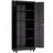71"H Metal Garage Storage Cabinet with Wheels and Lock,  4 Adjustable Shelves