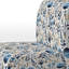 Fauteuil de chambre Nordic Blue Bloom Scandinavian Floral