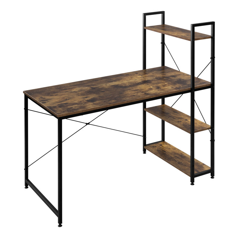 Anderegg Writing Desk, Rustic Brown/Black