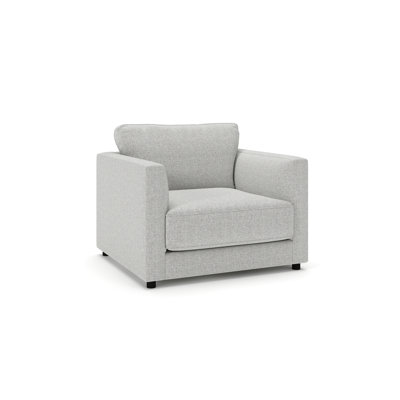 Chaise et demi rembourrée Milo