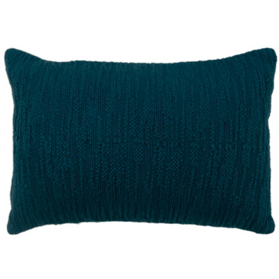 Textured Cotton Throw Pillow