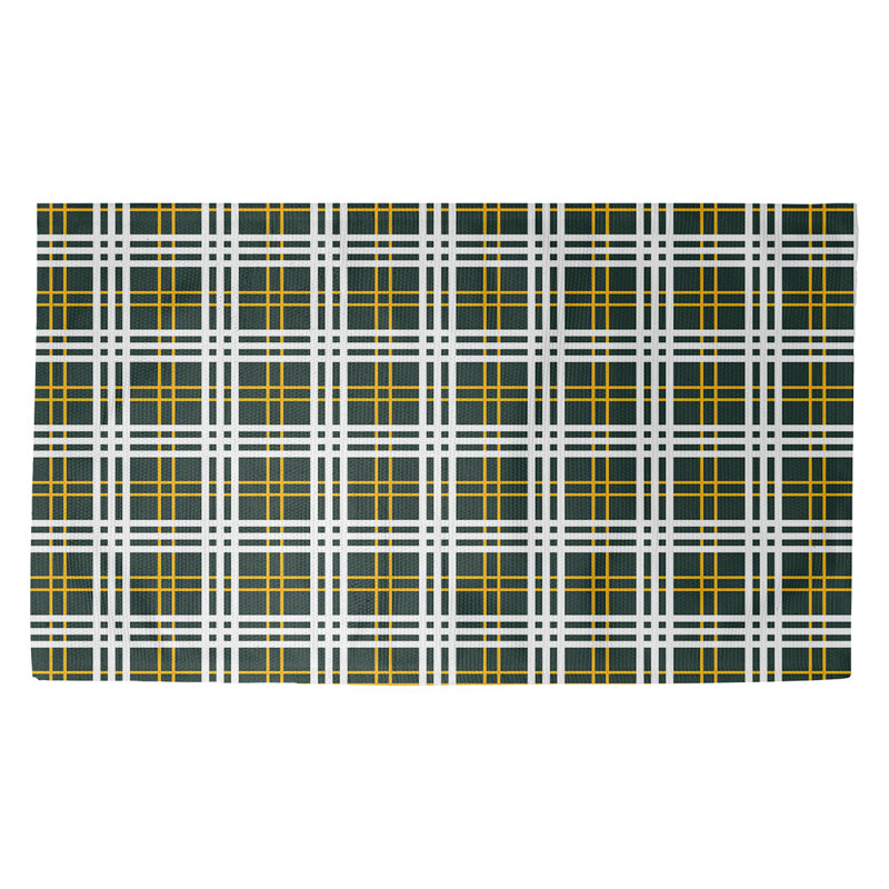 Plaid Indoor Rug, Rectangle 2' x 3'