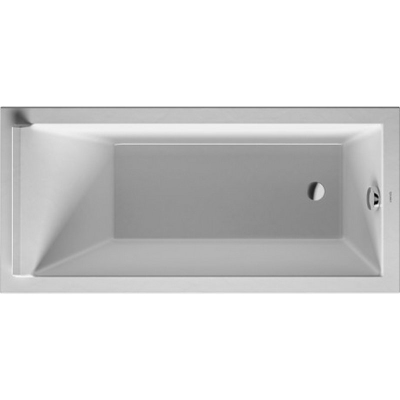 Duravit Starck 59" x 28" Drop In Soaking Acrylic Bathtub