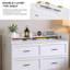 Lit escamotable avec lumières à capteur de mouvement, cadre de lit plateforme pliable avec rangement et station de charge pour chambre à coucher, chambre d'amis, bureau-611307799