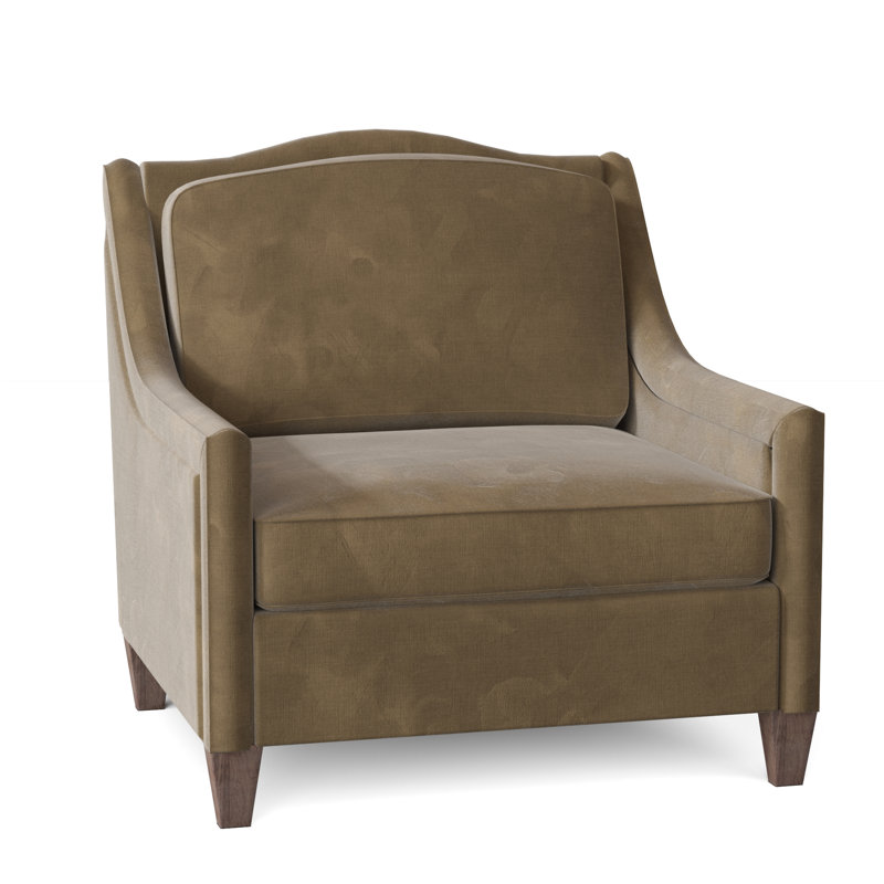 Jill Upholstered Accent Chair, Bella Brown Sugar
