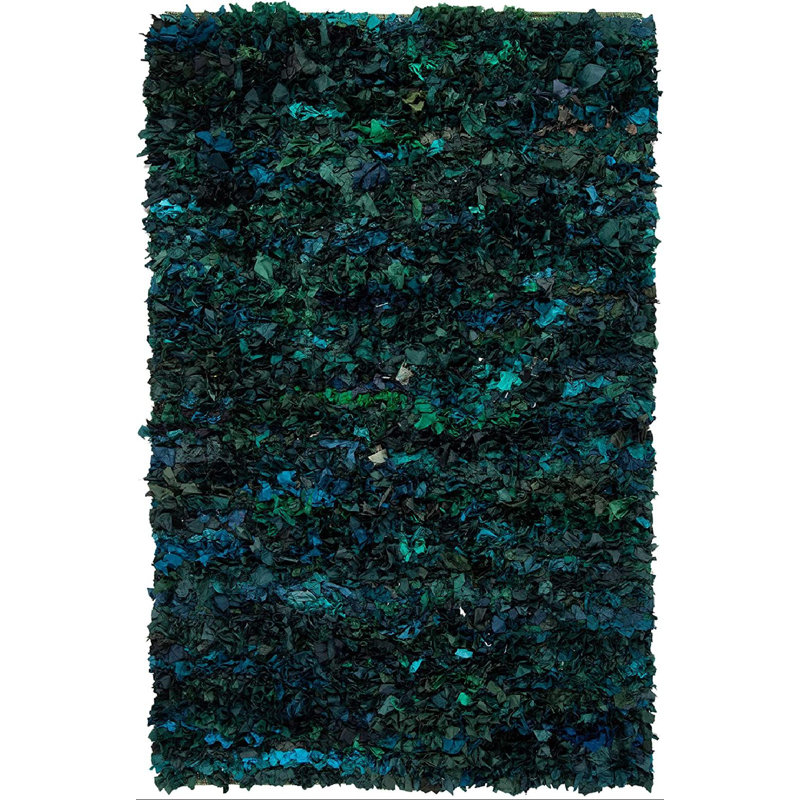 Godsey Shag Hand Woven Performance Rug, Rectangle 5' x 8'