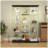 Modern Tempered glass display cabinet with Bluetooth LED light strip-1478712453