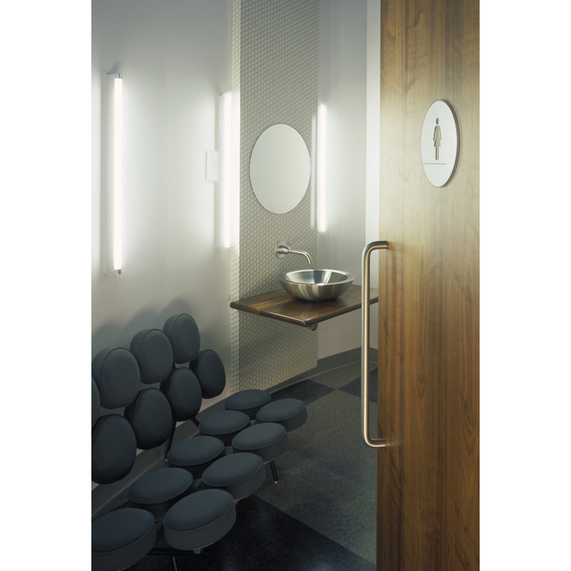 Luminaire mural à intensité variable 1 lumière Vega, Blanc, H 22,875 po x l 4,75 po x P 1,75 po