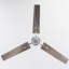 Ventilateur de plafond argenté à 3 pales 52 pouces avec télécommande Eimly-732322497