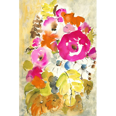 Flower Array II 1 Piece Wrapped Canvas Painting