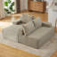 Canapé modulaire en L avec siège profond, sans assemblage requis, canapé-lit modulaire-747789653