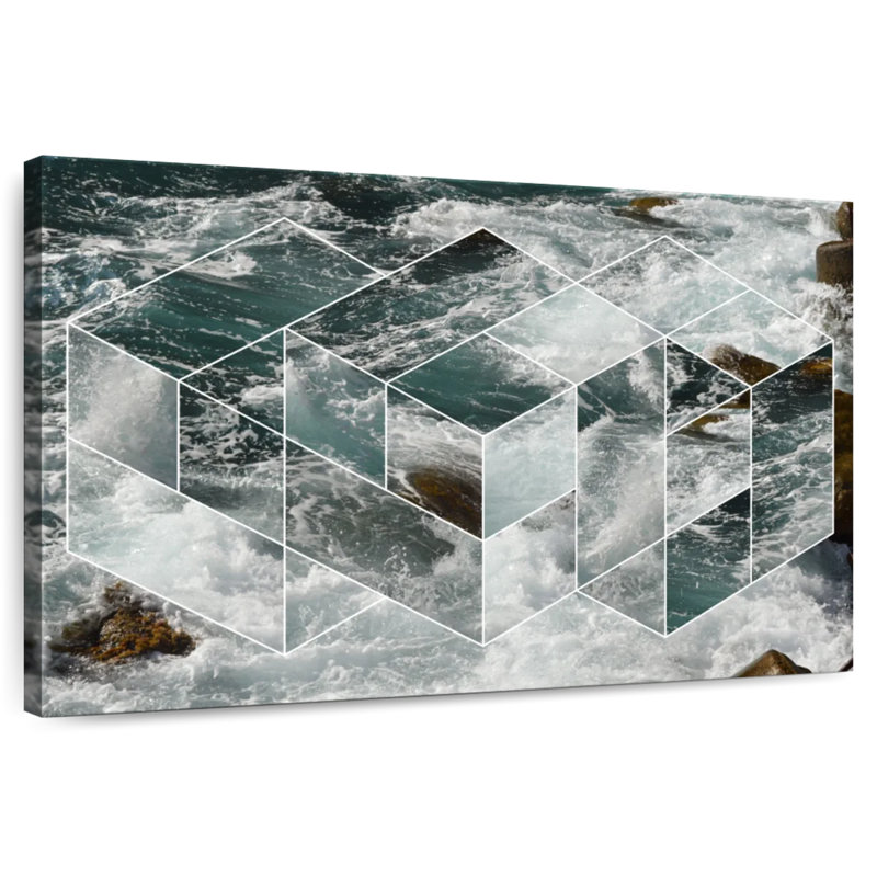 Gillard Ocean Geometry, 8" H x 12" W