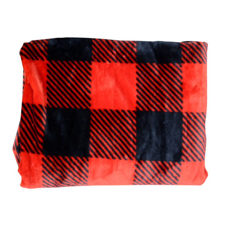 Buffalo Hand Woven Throw Blanket