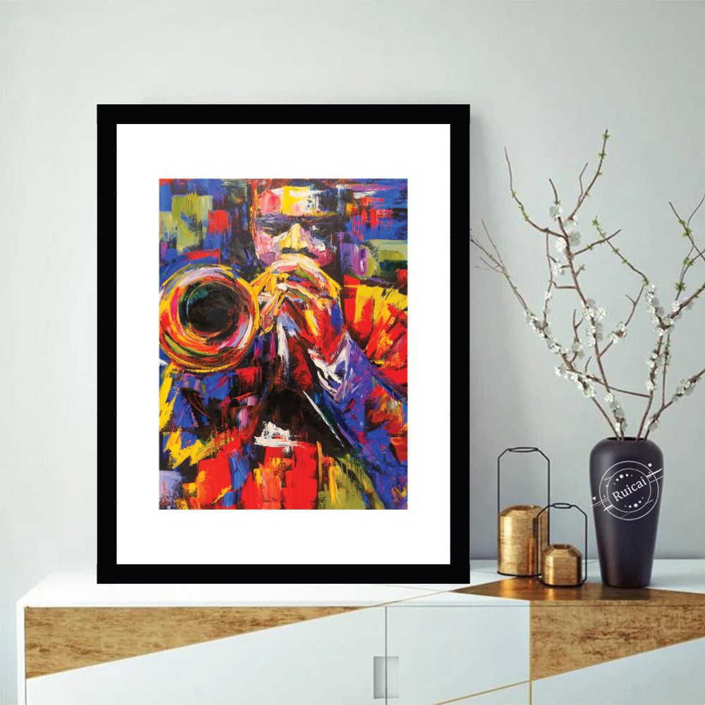 " Colorful Abstract Musician " Winston Porter