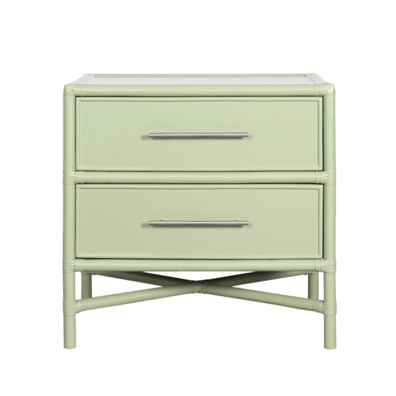 Venice 2 - Drawer Nightstand, Celery Green