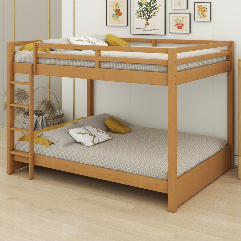Lit superposé en bois traditionnel avec échelle, Couleur du bois