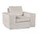 Fauteuil de 48 po de largeur Memphis