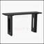 Console de conception unique en placage de bois massif Fraxinus Mandschuric, avec des pieds creux ronds distinctifs-1499938684
