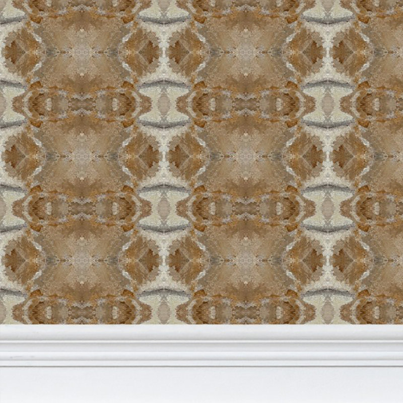 Trees Luxury Wallpaper, Cellulose/Polyester, Cognac