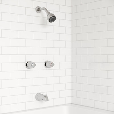 Robinet à disque en céramique à double fonction avec garniture poignée et douche