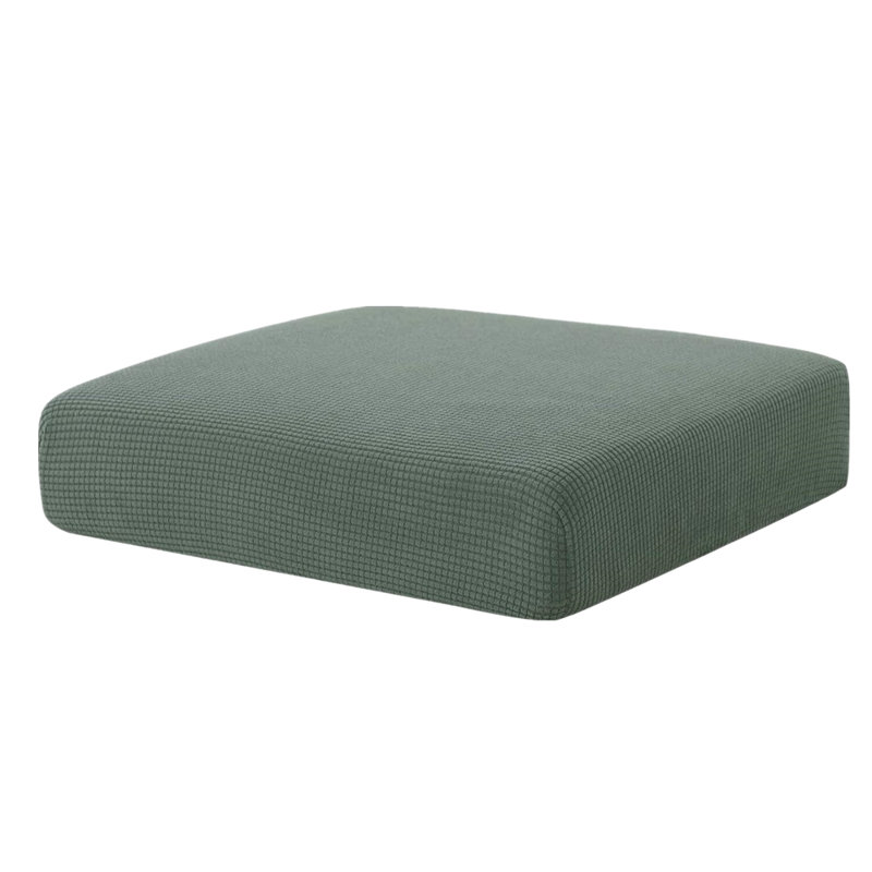 Housse pour fauteuil à coussins carrés / rectangulaires Dlerfeut, Cyan foncé