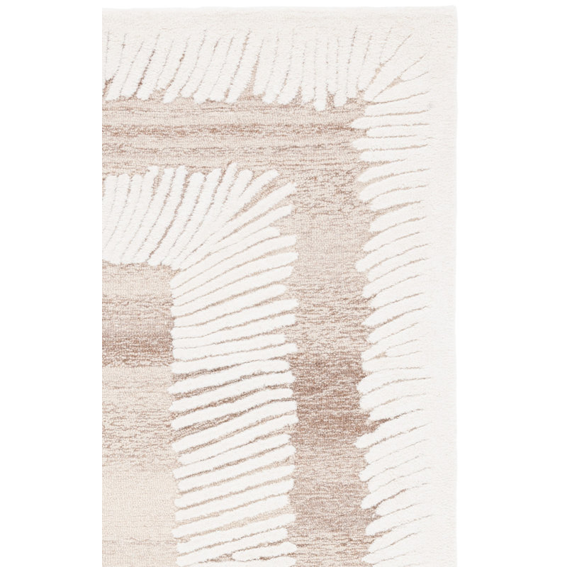 Tapis ivoire / brun Ebony 814, Rectangle 8 pi x 10 pi