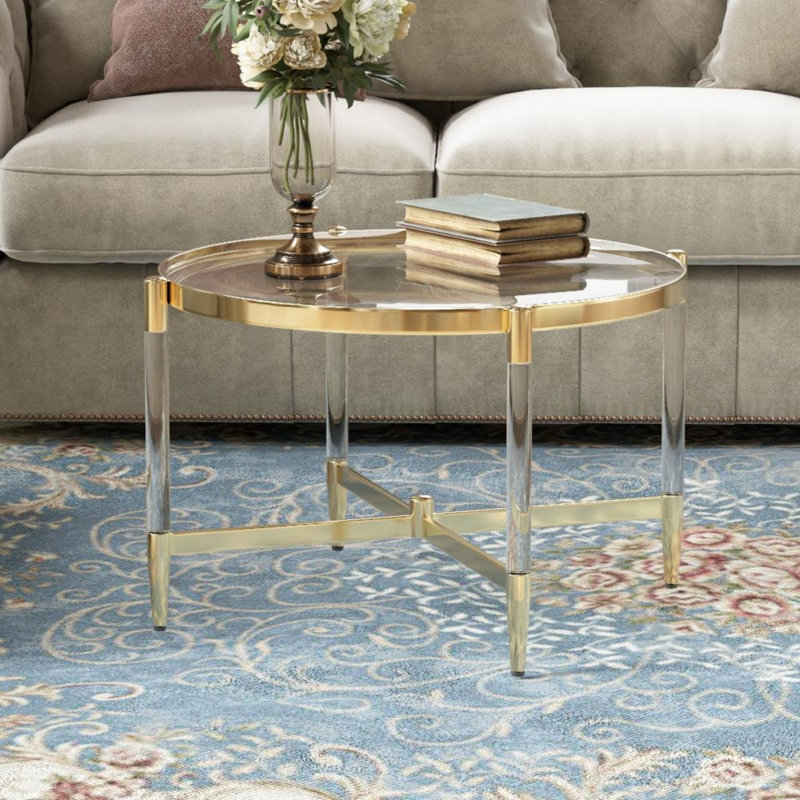 Nolwenn Glass Top Single Coffee Table