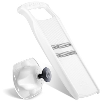 Borner Roko Powerline Julienne Slicer With Food Safety Holder, White