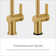 Cia One-Handle High Arc Pulldown Kitchen Faucet with Power Boost